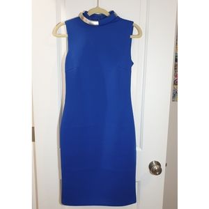 Calvin Klein Dress with silver necklace